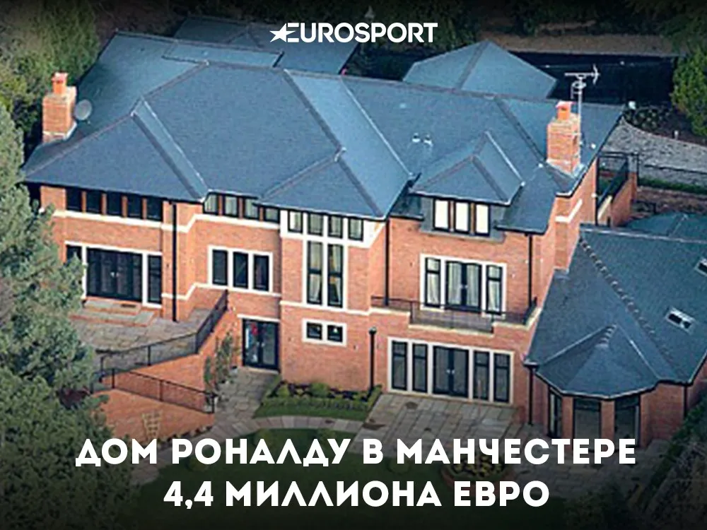 8 Spalen Komnata Trofeev I Lichnoe Futbolnoe Pole Doma Ronaldu V Manchestere Madride I Turine Eurosport