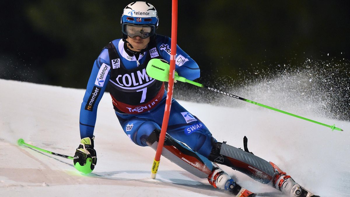 Henrik Kristoffersen pips rival Marcel Hirscher to another slalom success - Alpine Skiing ...