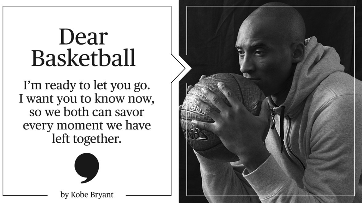 Quando Kobe scrisse al basket: 