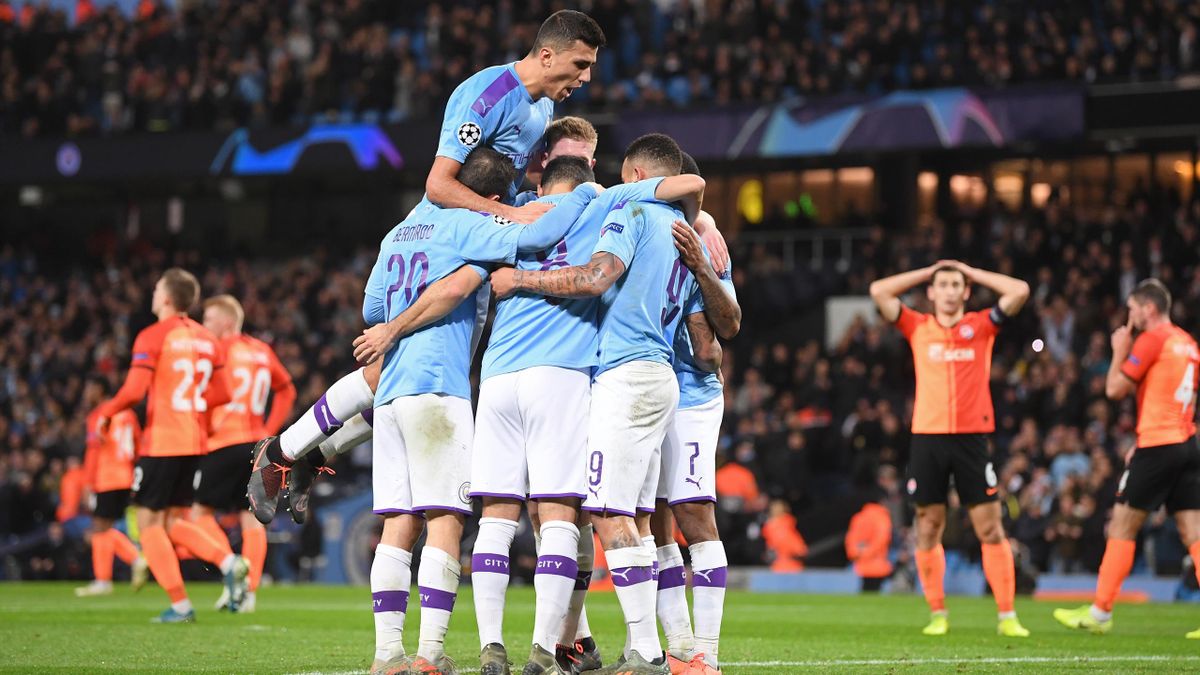 Manchester City-Shakhtar Donetsk 1-1: Solomon risponde a Gundogan - Champions League 2019-2020 ...