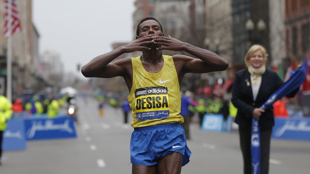 Ethiopia's Lelisa Desisa wins men's Boston Marathon Marathon Eurosport