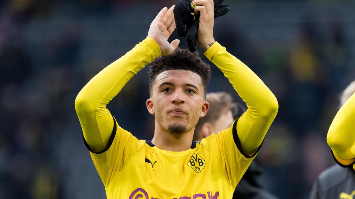 Jadon Sancho with Borussia Dortmund