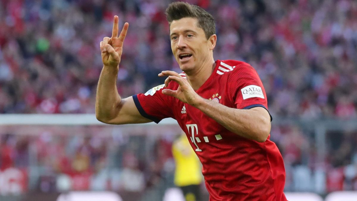 FC Bayern - Borussia Dortmund | Robert Lewandowski knackt ...