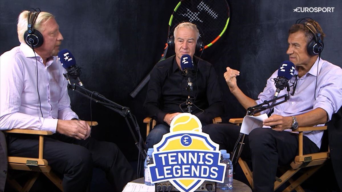 Tennis Legends podcast Listen to Mouratoglou, Boris Becker and Mats