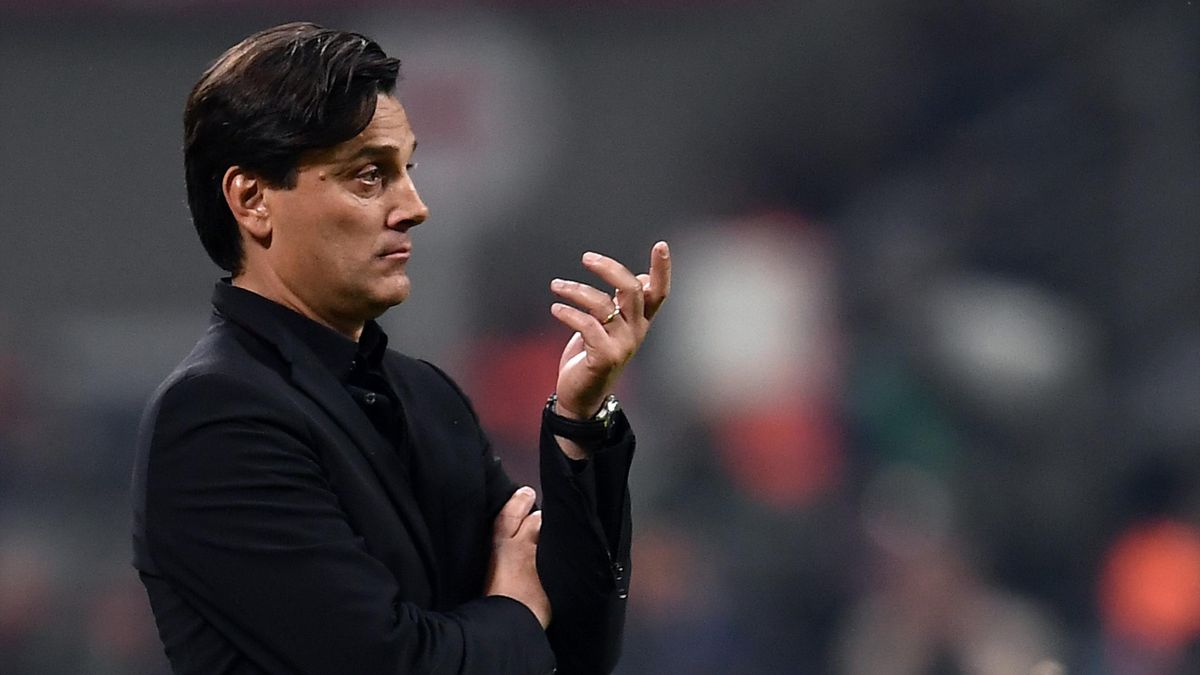 Montella confermato, se la prende con l'arbitro: "Bonucci ...