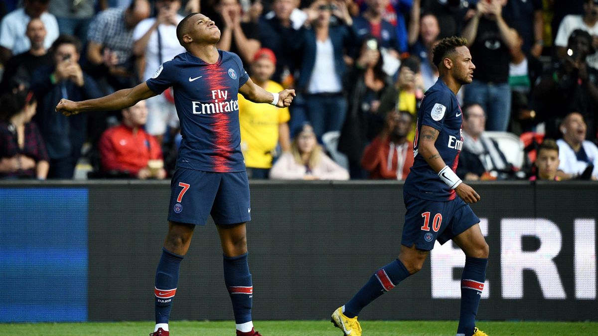 Cavani Mbappe E Neymar Tris Del Psg All Angers Buffon