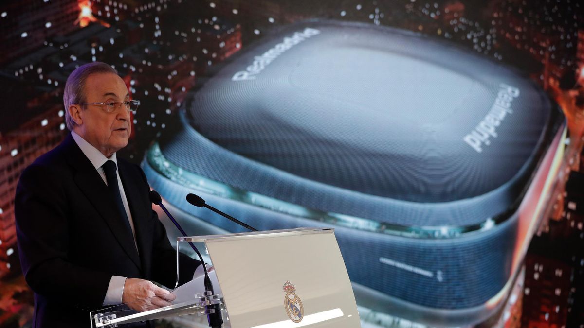 Real Madrid stadium renovation plans unveiled by Florentino Perez - Liga 2018-2019 - Football ...
