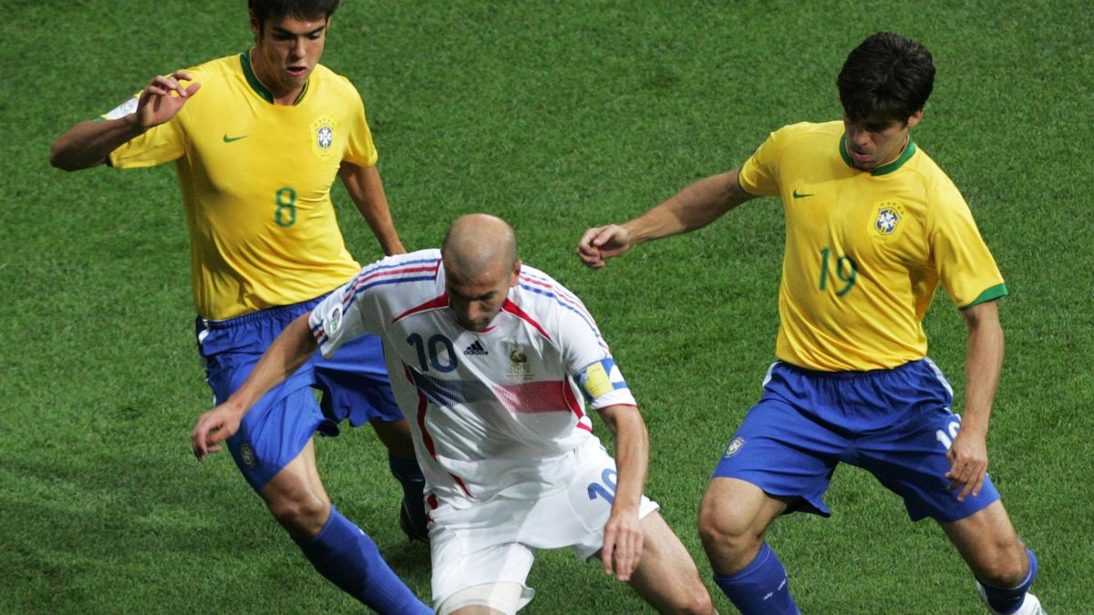 Brazil vs France in the 2006 World Cup saw Ronaldo, Ronaldinho and