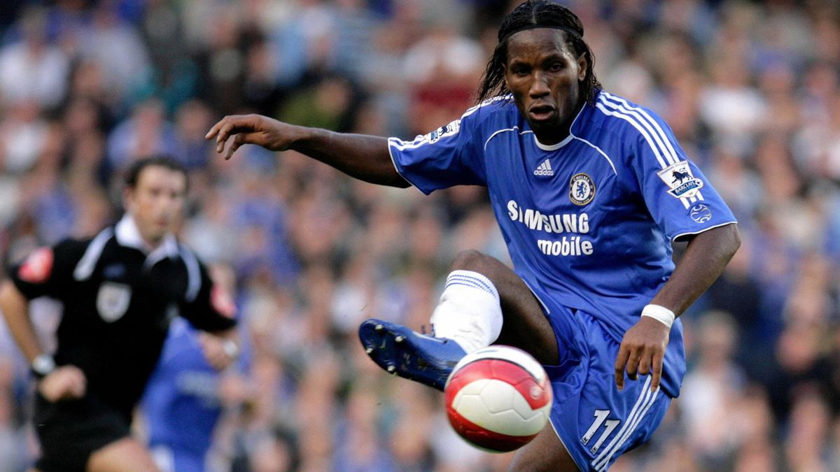 FOOTBALL 2006-2007 Premiership Chelsea-Portsmouth Didier Drogba