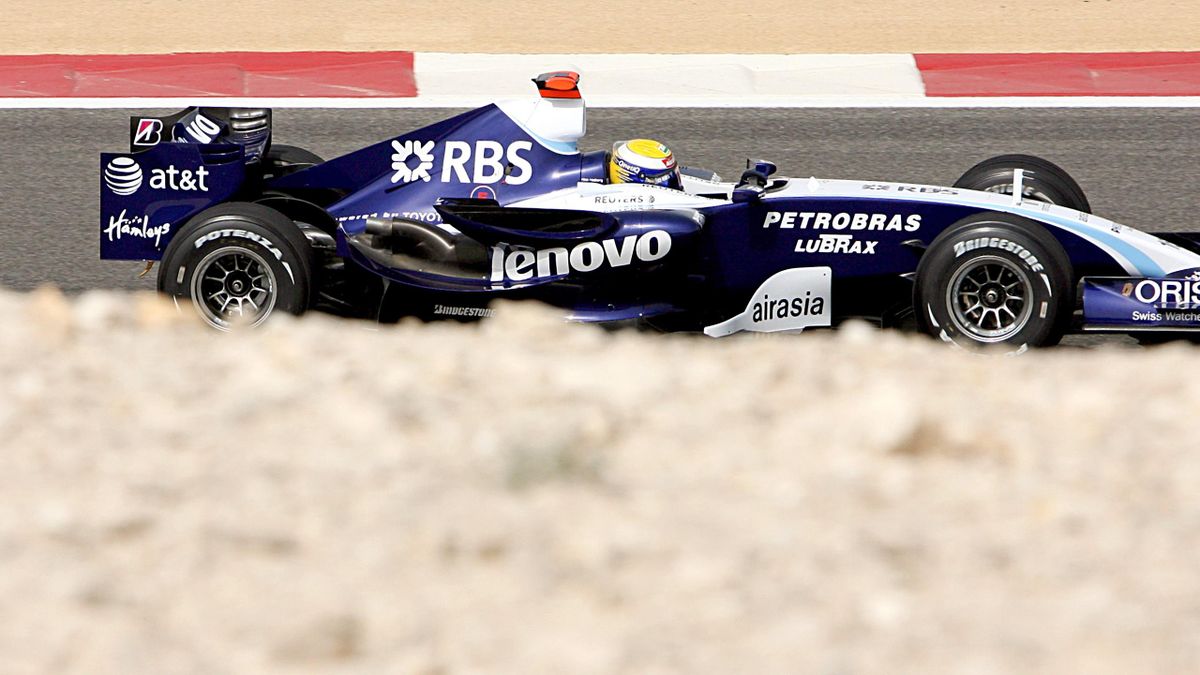 Rosberg Crash Ends Test Eurosport