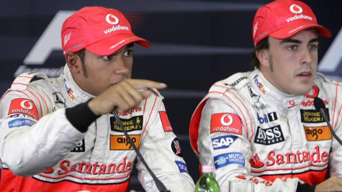 Lewis Hamilton and Fernando Alonso