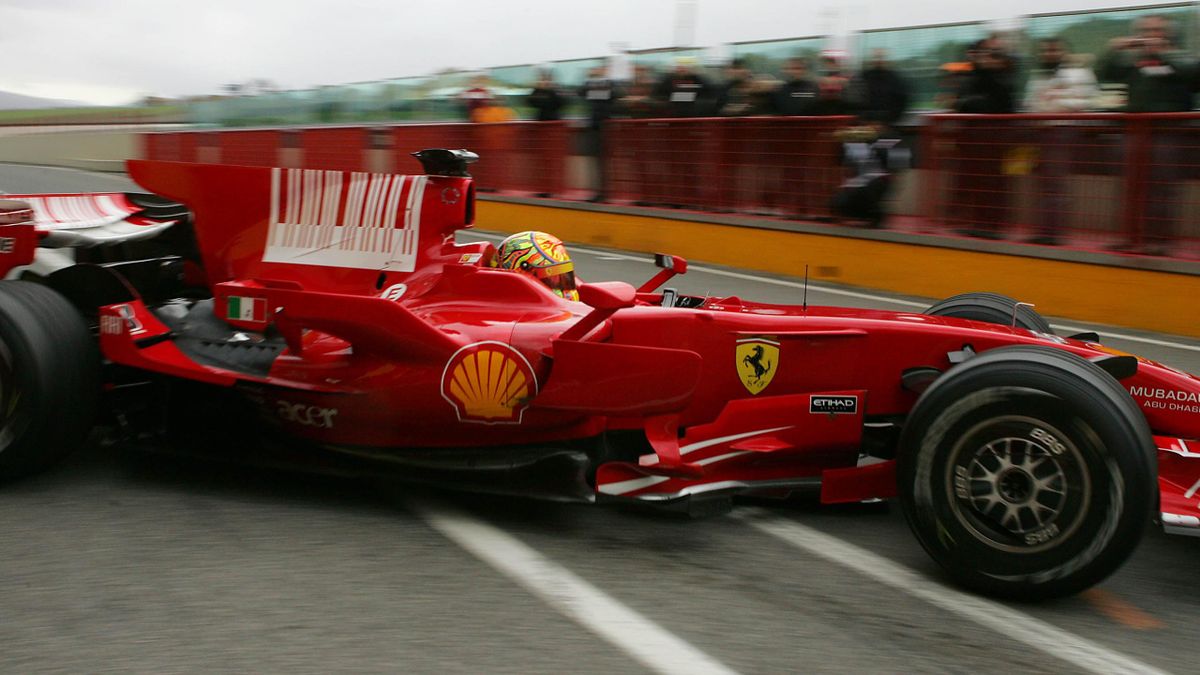 Piscopo Ferrari test Eurosport
