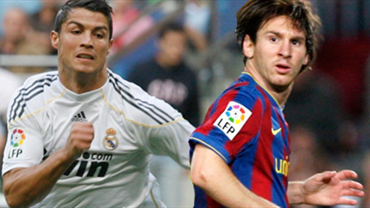 Ronaldo and Messi's head-to-head El Clásico record - AS USA