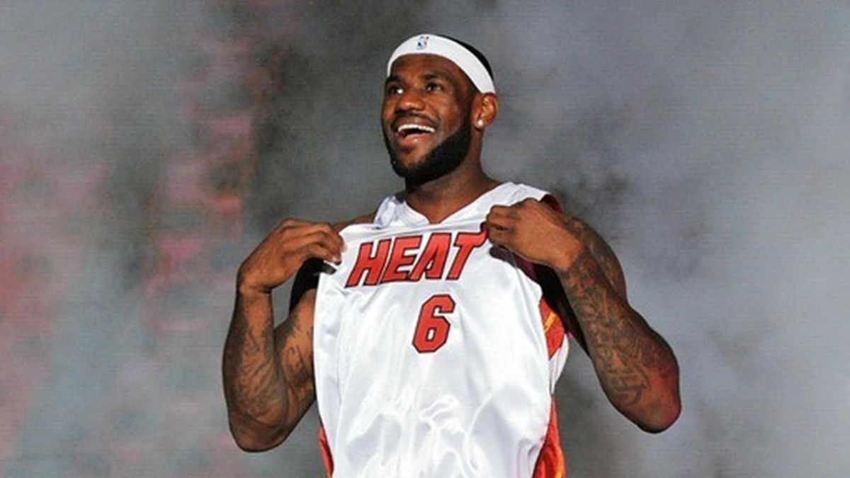 LeBron James(notes) #6 of the Miami Heat