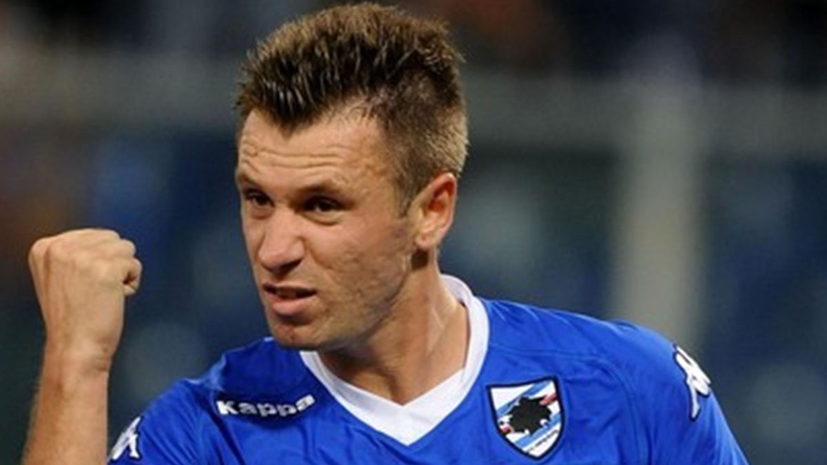 Antonio Cassano è Un Giocatore Della Sampdoria Eurosport 