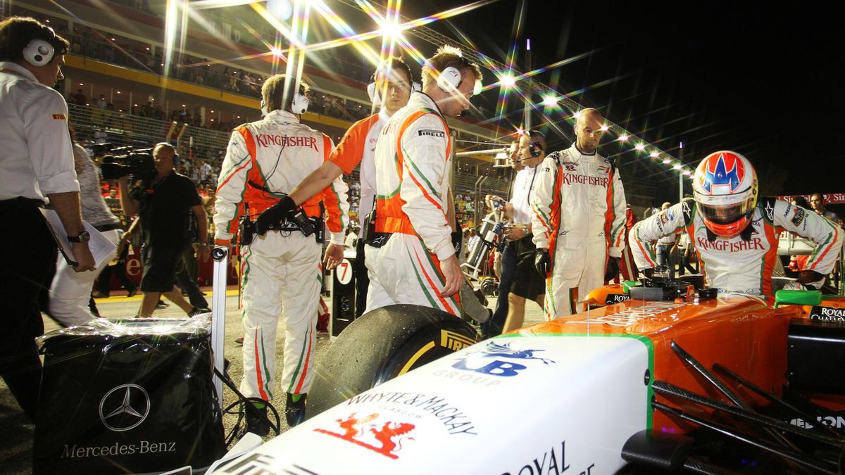 2011 GP de Singapour Force India Di Resta