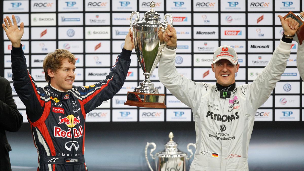 ost vask pisk Schumi, Vettel win RoC - Eurosport