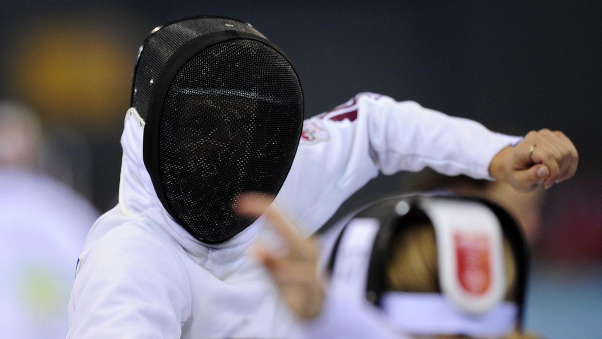 The fencing event of the modern pentathlon (Reuters)