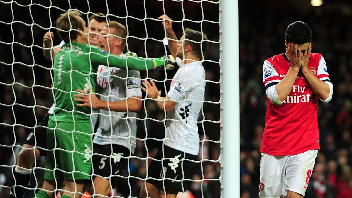 Arsenal S Woes Continue With Dramatic Fulham Draw Eurosport