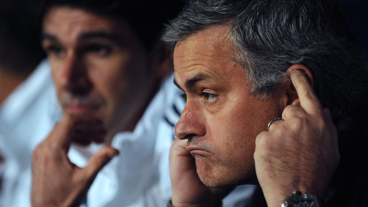 Jose™ Mourinho manager of AS Roma watch the match from the stands during  t.. ~ Hi Res #242054318