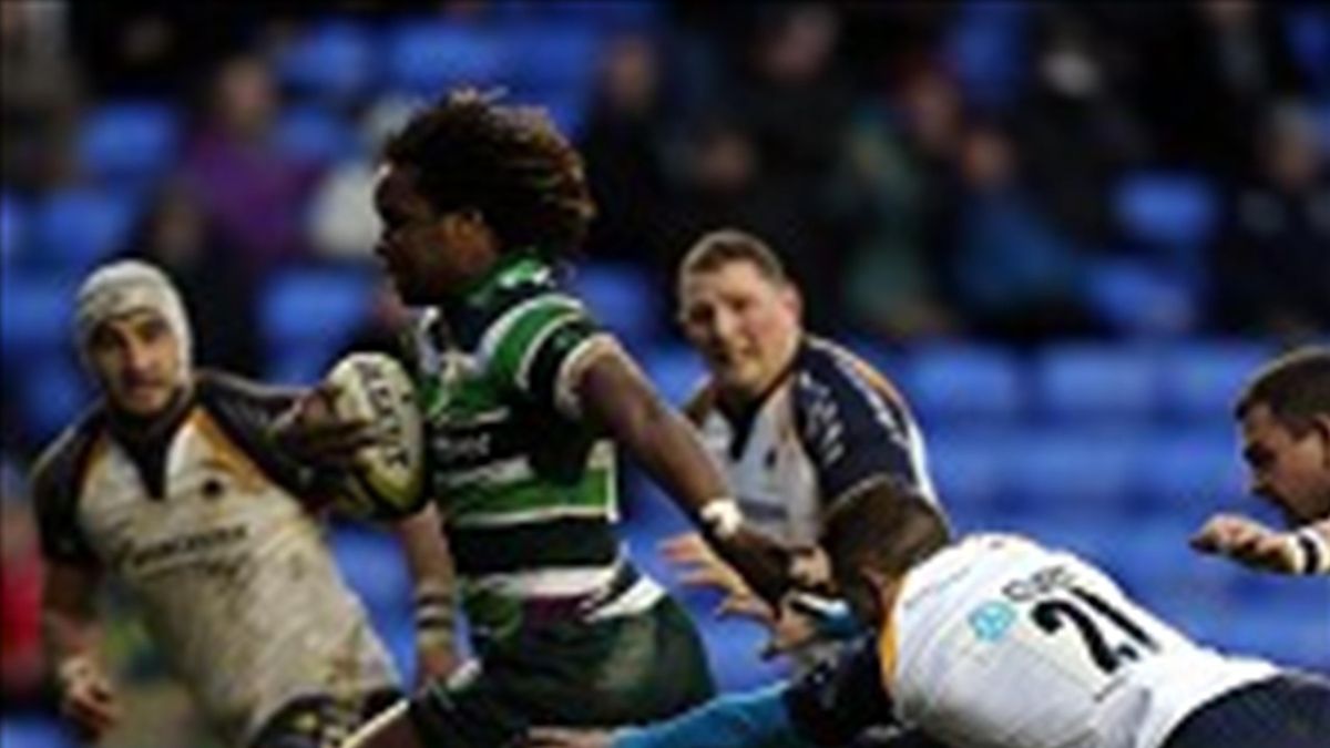 Marland Yarde scored a hat-trick of tries in the victory over Worcester