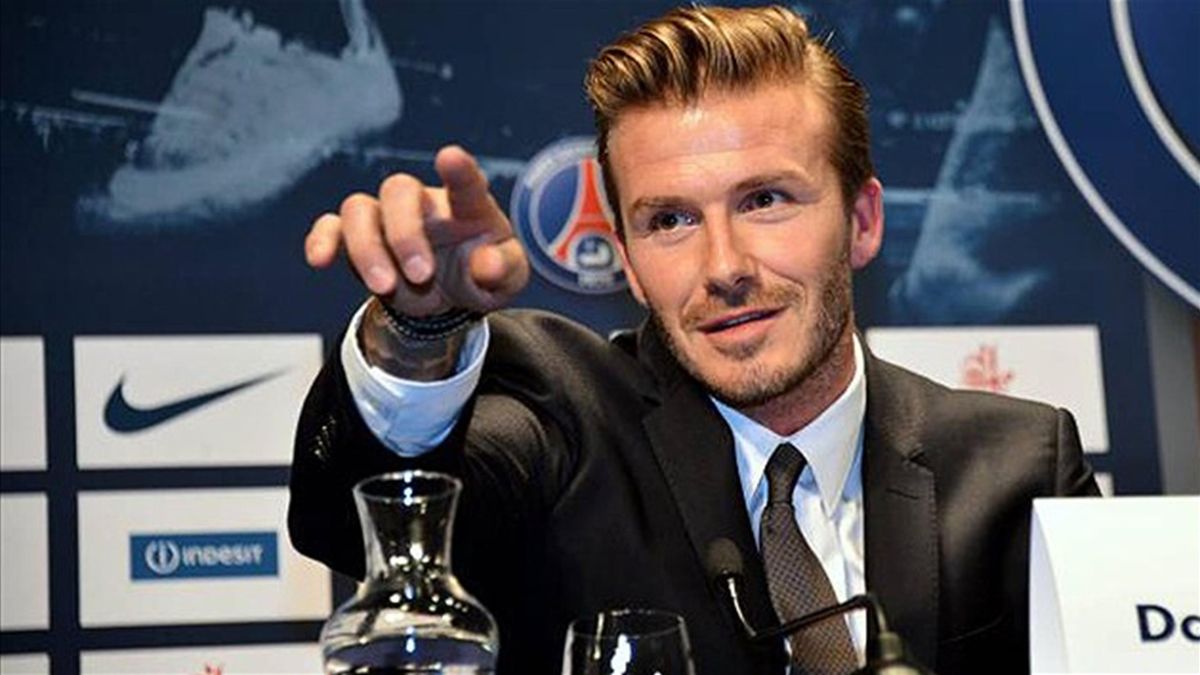 David Beckham (PSG) débute son rôle d’ambassadeur du championnat