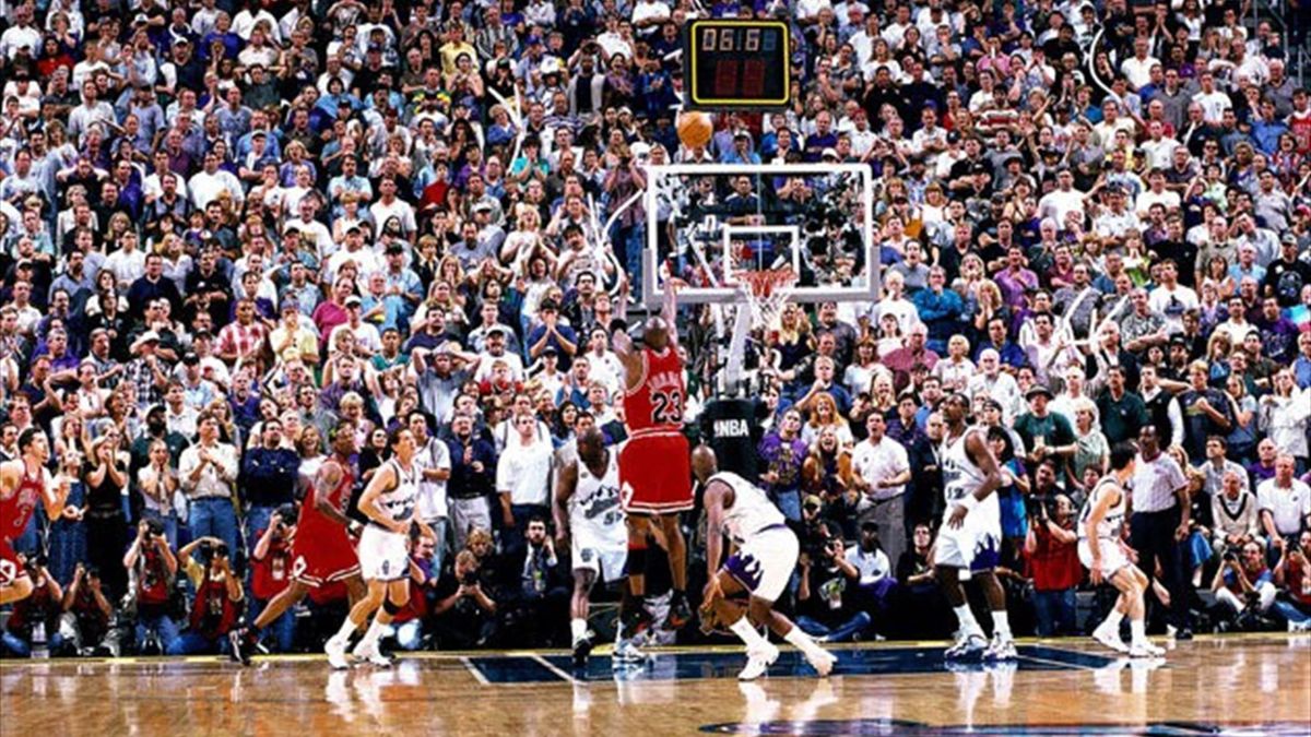 1998 Chicago Bulls Utah Jazz Finals NBA Michael Jordan