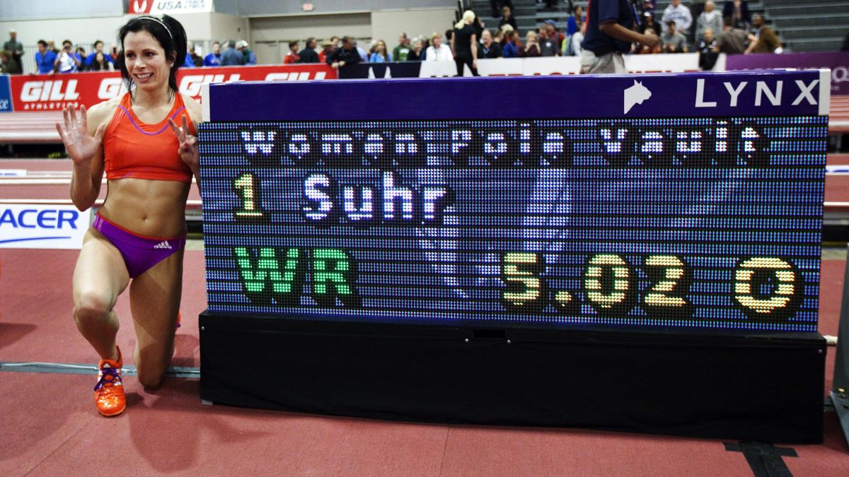 American Suhr sets indoor pole vault world record Eurosport