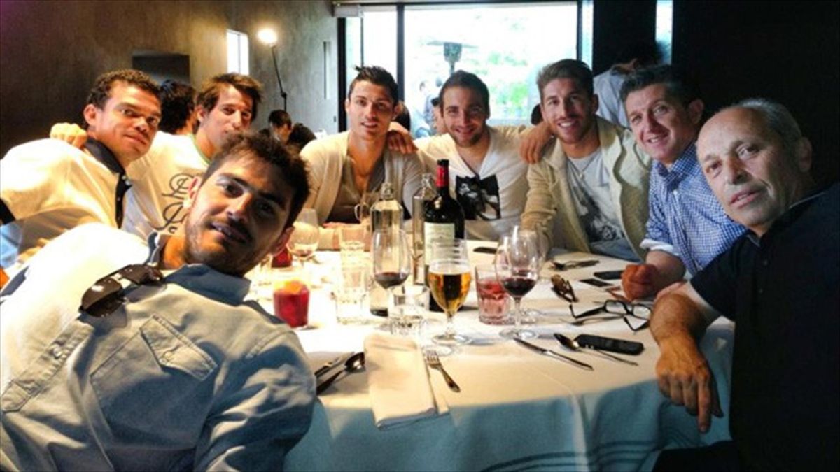 Los jugadores del Real Madrid comieron juntos para juramentarse