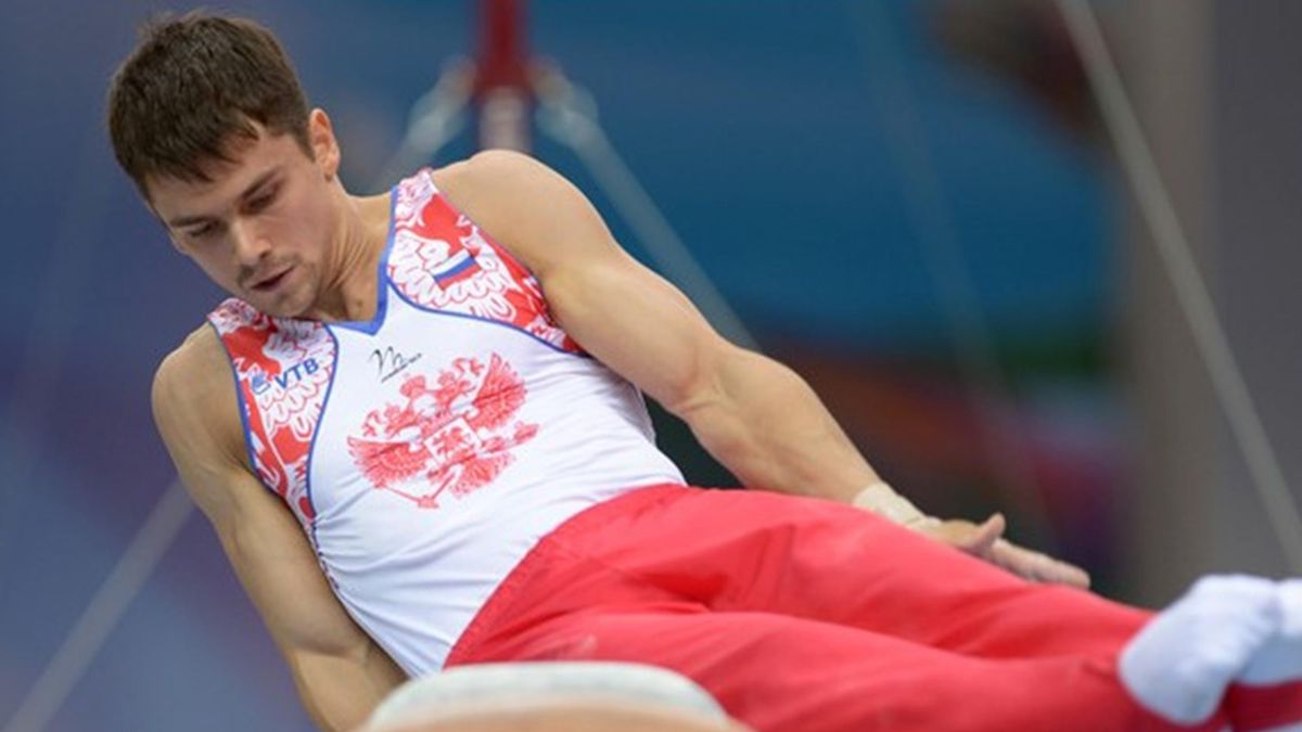 Russian gymnast Nikolay Kuksenkov at the 27th Summer Universiade in Kazan