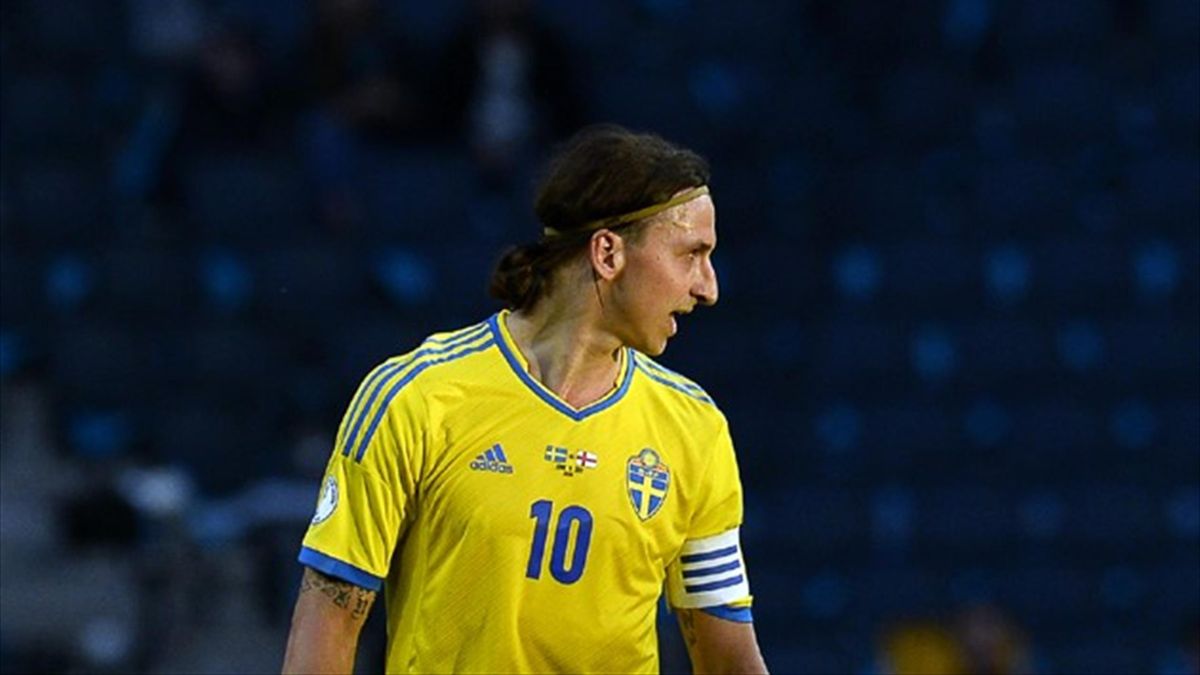 Zlatan Ibrahimovic of Sweden (AFP)
