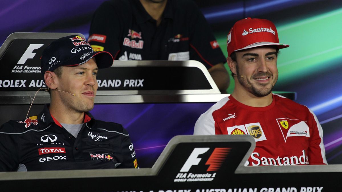 2013, Sebastian Vettel, Fernando Alonso, AP/LaPresse