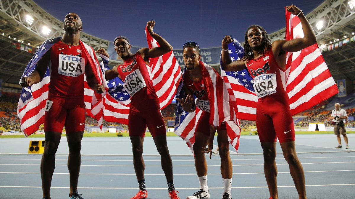 USA bounce back from Olympic disappointment with relay gold Eurosport