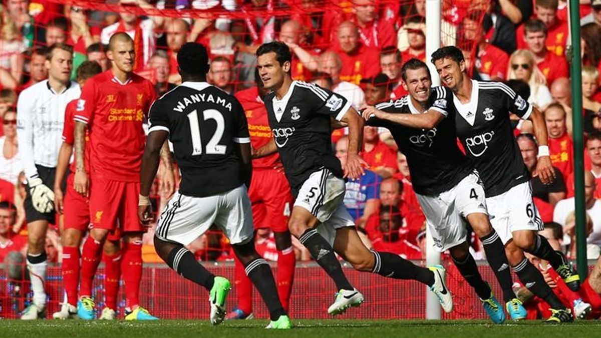 Liverpool evinde Southampton'a 1-0 yenildi - Eurosport