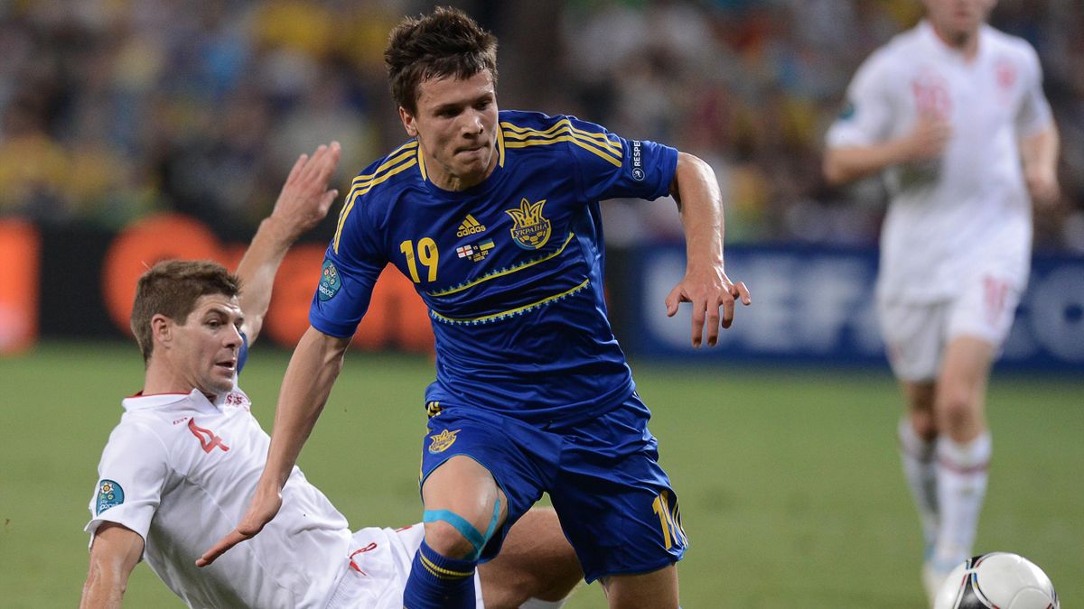 UKRAINE Ukrainian midfielder Yevhen Konoplyanka