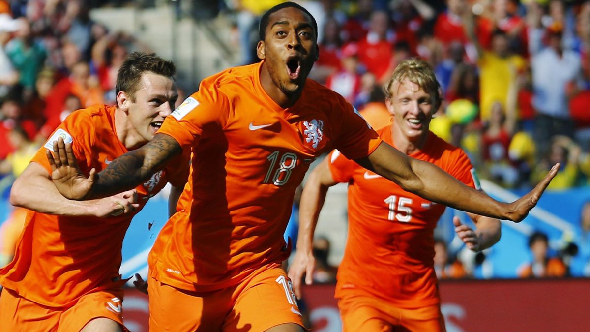 Netherlands' top goal scorers' jerseys