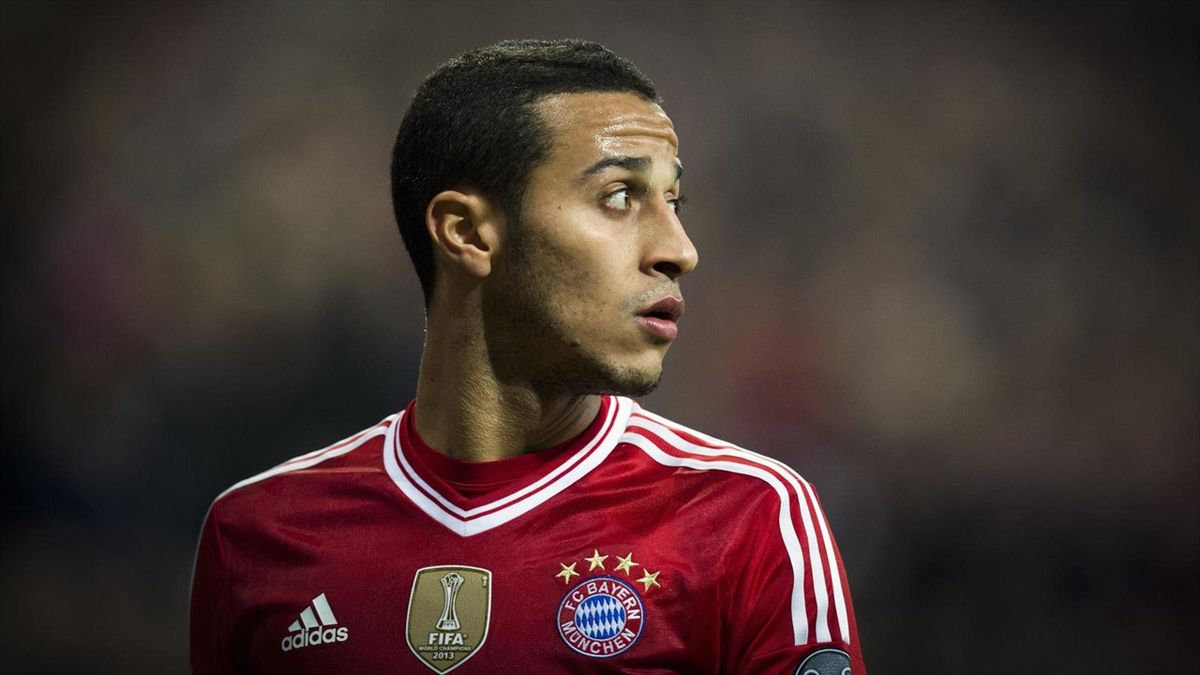 Bayern lose Thiago Alcantara to injury yet again - Eurosport