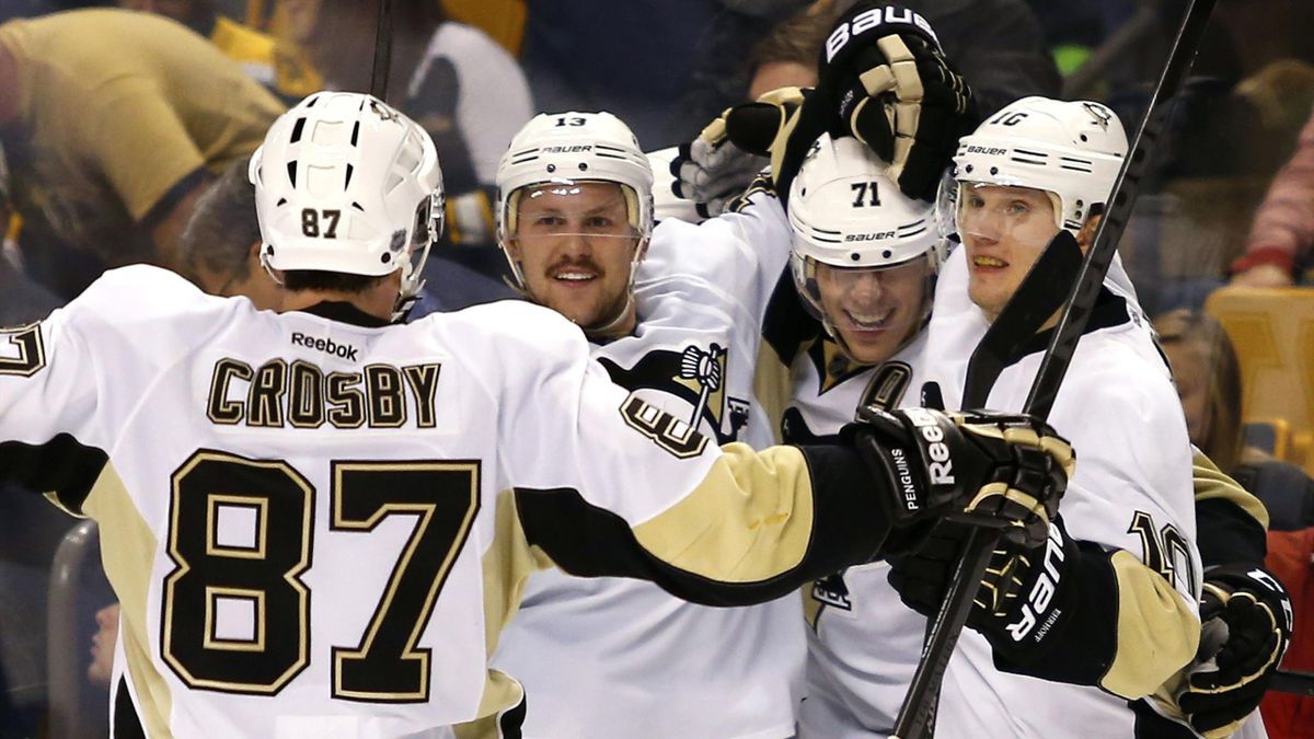 Evgeni Malkin & Sidney Crosby Stanley Cup Pittsburgh Penguins