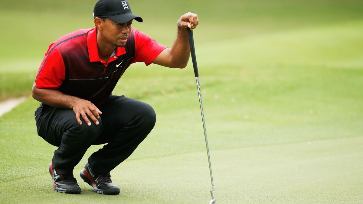 Tiger Woods's triple bogey leaves him tied for last - Eurosport