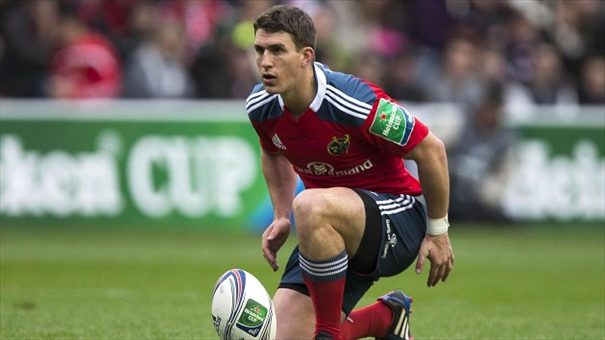 Ian Keatley kicked 13 points in Munster's victory over local rivals Leinster in December