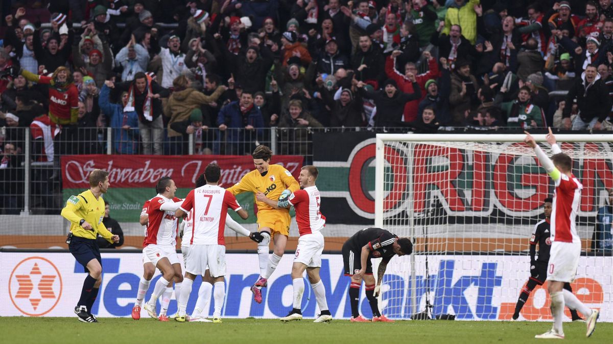 Augsburg keeper Marwin Hitz saves the day with late goal against Bayer ...