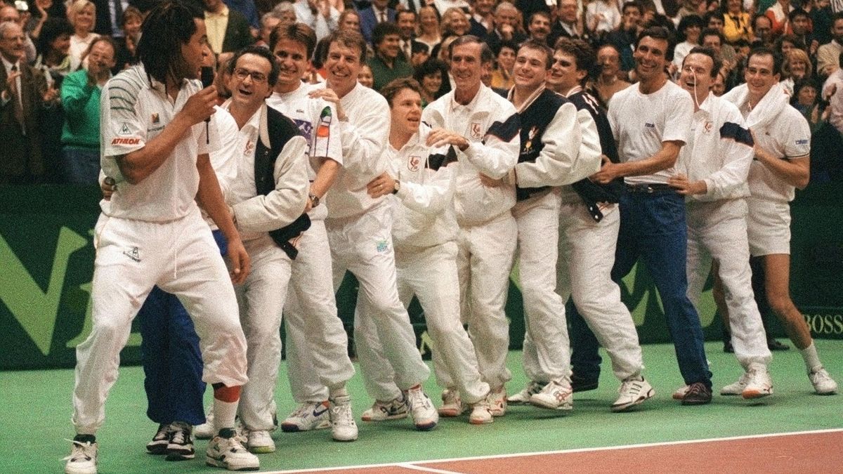 Les 18 clichés qui ont fait entrer l'équipe de France dans l'histoire de la Coupe Davis