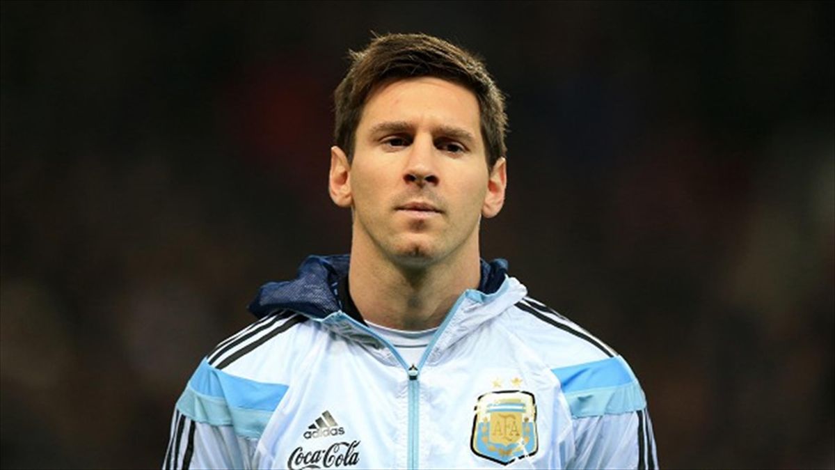 Lionel Messi was on the bench as Argentina won