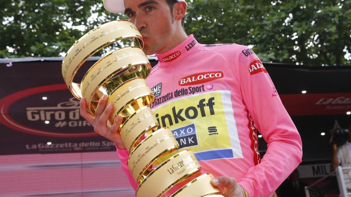 Mailand: Alberto Contador gewinnt 98. Giro d'Italia