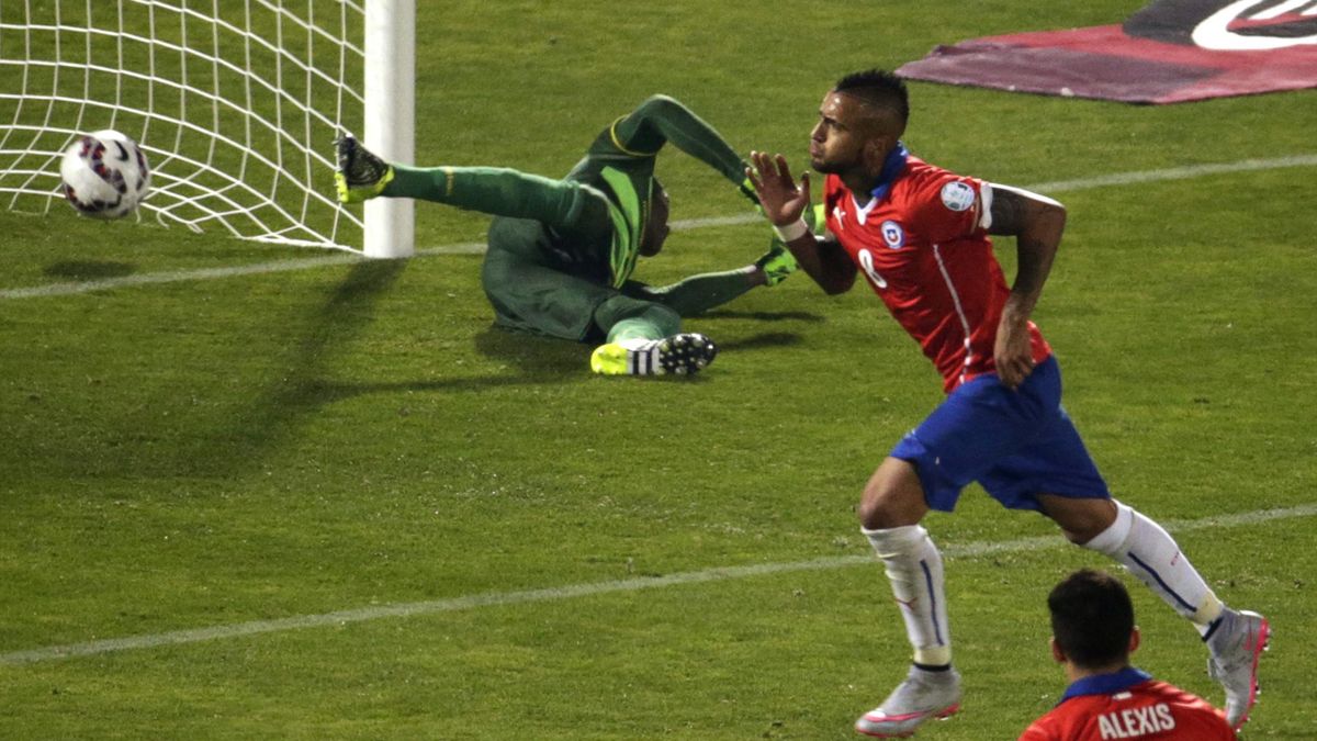 Matías Fernández took the perfect penalty to win Copa America