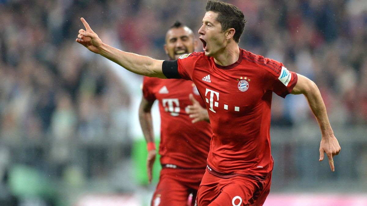 In pictures: Robert Lewandowski comes off bench to score five in nine minutes