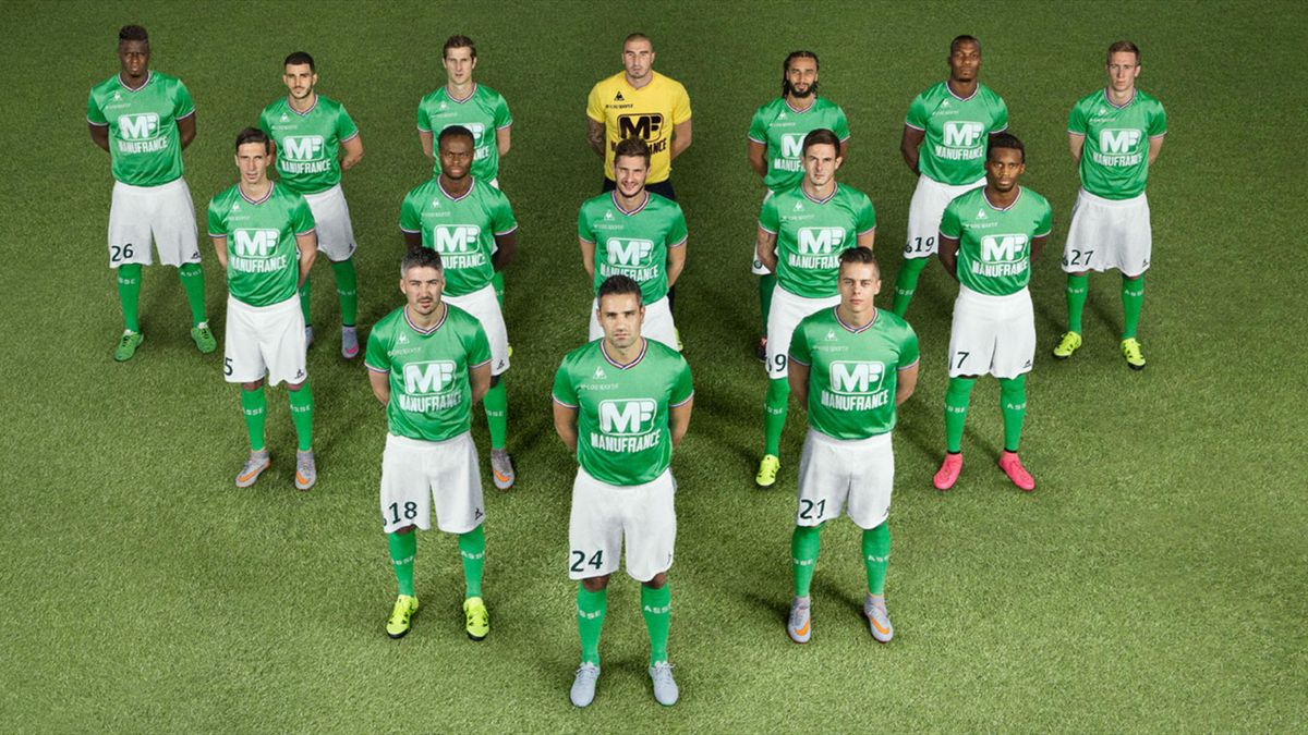 Le maillot Manufance de Saint Etienne est de retour Eurosport