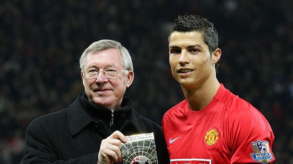 Cristiano Ronaldo, pictured right, says he still cannot understand Sir Alex Ferguson's accent