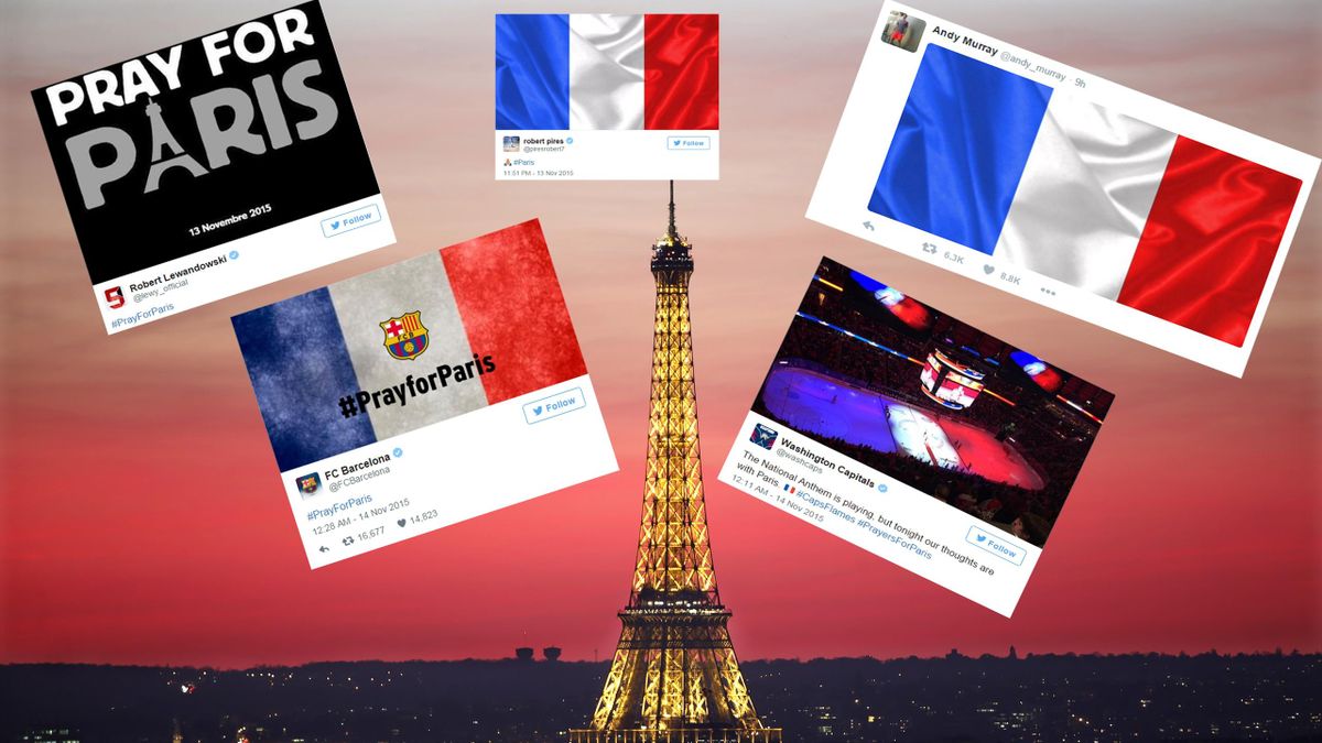 Pray for Paris': Sports world unites after attacks - Eurosport