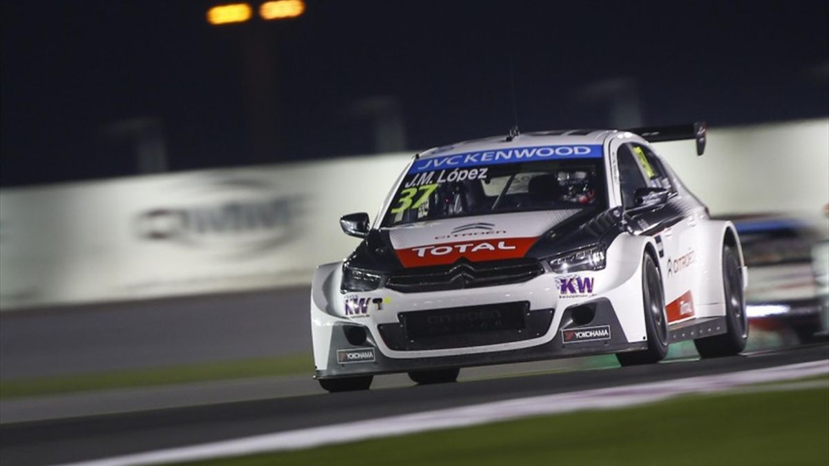37 LOPEZ Jose Maria (arg) Citroen C Elysee  team Citroen racing action  during the 2015 FIA WTCC World Touring Car Championship race at Losail  from November 25th to 27th  2015, Qatar. Photo Frederic Le Floc'h / DPPI